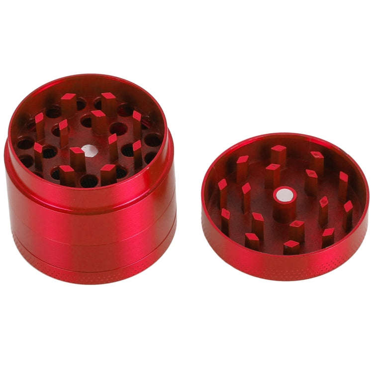 Mini 4-layer 40mm Zinc Alloy Herb Tobacco Cigarette Grinder (Red)