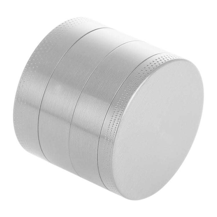 Mini 4-layer 40mm Zinc Alloy Herb Tobacco Cigarette Grinder (Silver)