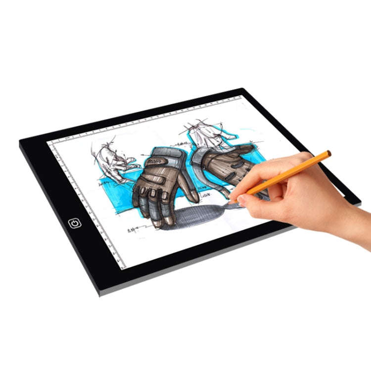 A4 Size LED Three Level of Brightness Dimmable Acrylic Copy Boards for Anime Sketch Drawing Sketc...