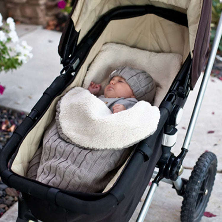 Thick Baby Swaddle Wrap Knit Envelope Sleeping Bag Newborn Infant Warm Bands Indoor Infant Stroll...