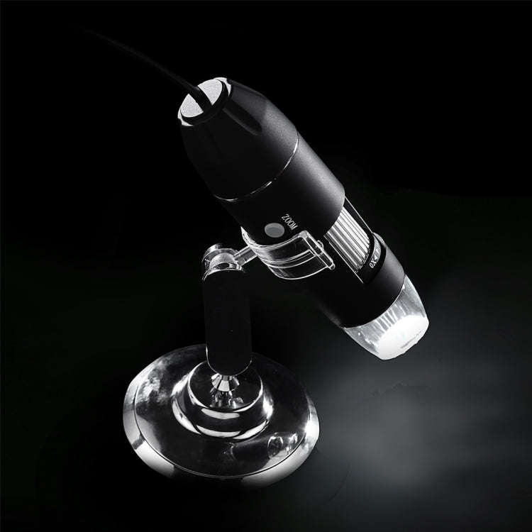 USB Magnifier HD 0.3MP Image Sensor 2560x1920P USB Digital Microscope with 8 LED & Professional S...