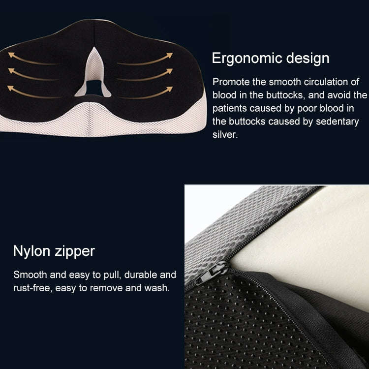 Office Chair Cushion Buttock Coccygeal Orthodontic Cushion, Size: 45x38x13cm