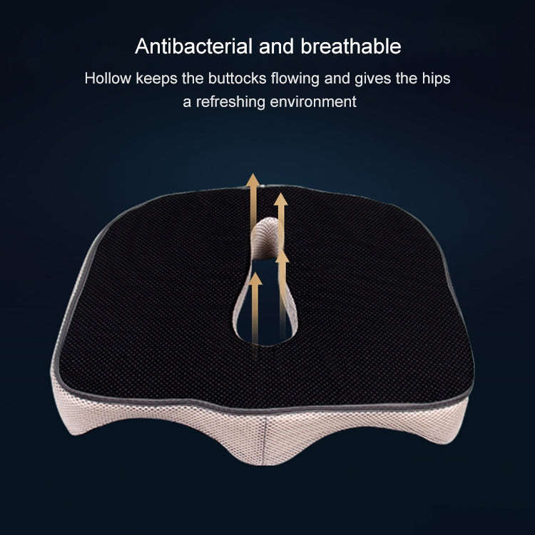 Office Chair Cushion Buttock Coccygeal Orthodontic Cushion, Size: 45x38x13cm