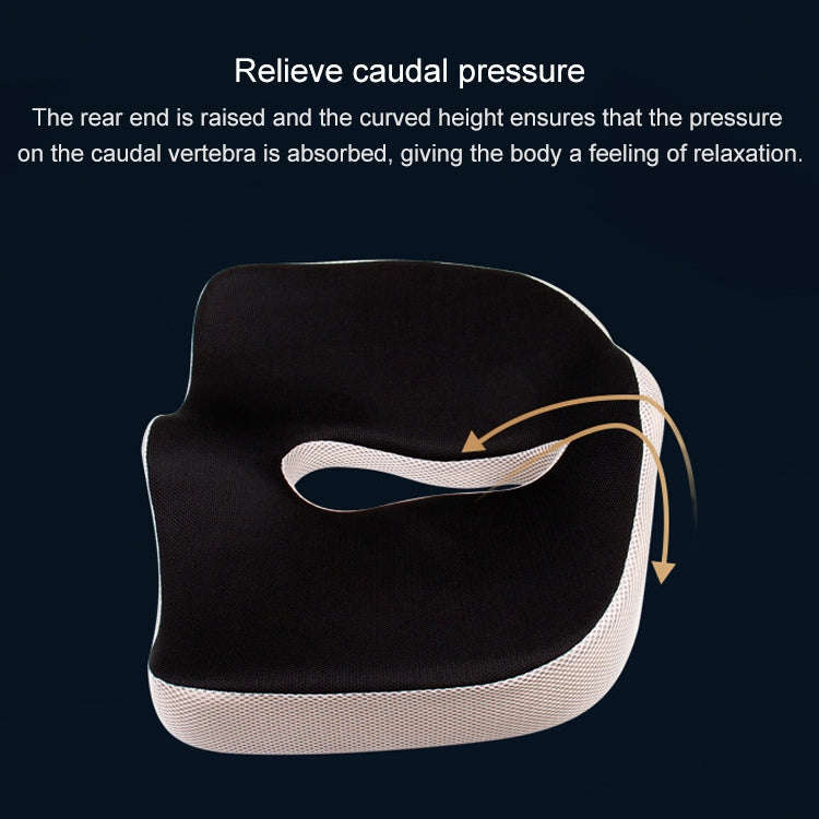 Office Chair Cushion Buttock Coccygeal Orthodontic Cushion, Size: 45x38x13cm