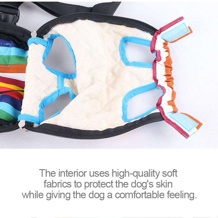 Front Pet Carrier Dog Backpack Bag, SizeL