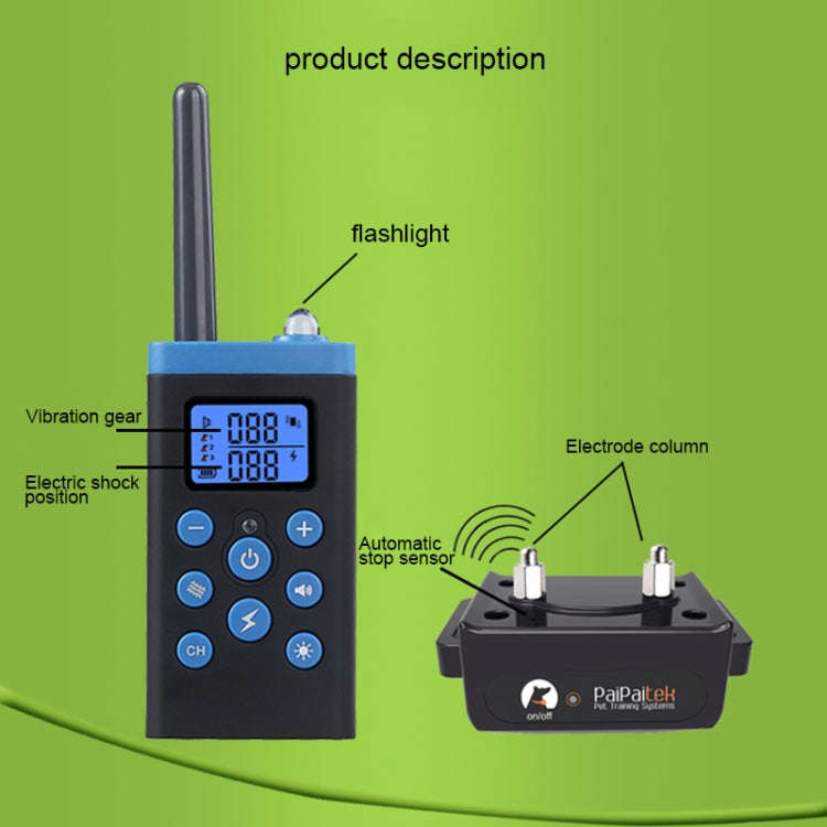 Automatic Anti Barking Collar Pet Training Control System + Electric Shock PU Leather Collar for ...