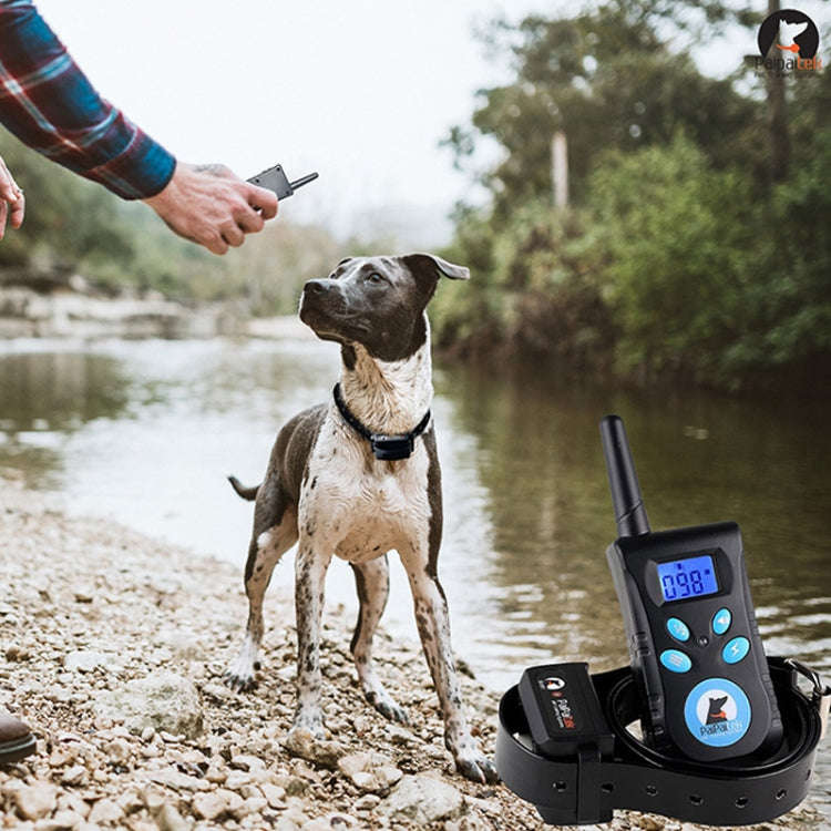 Automatic Anti Barking Collar Pet Training Control System + Electric Shock PU Leather Collar for ...