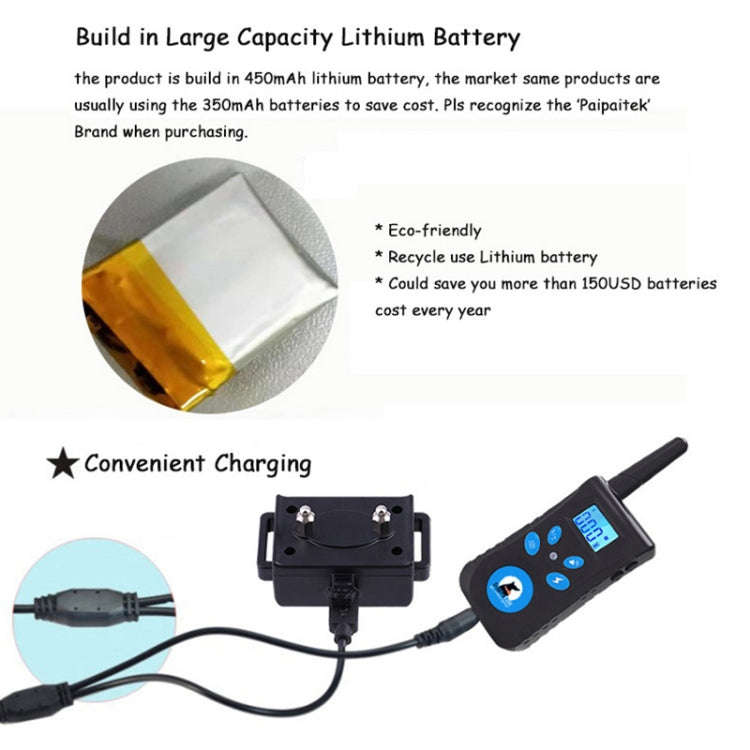 Automatic Anti Barking Collar Pet Training Control System + Electric Shock PU Leather Collar for ...