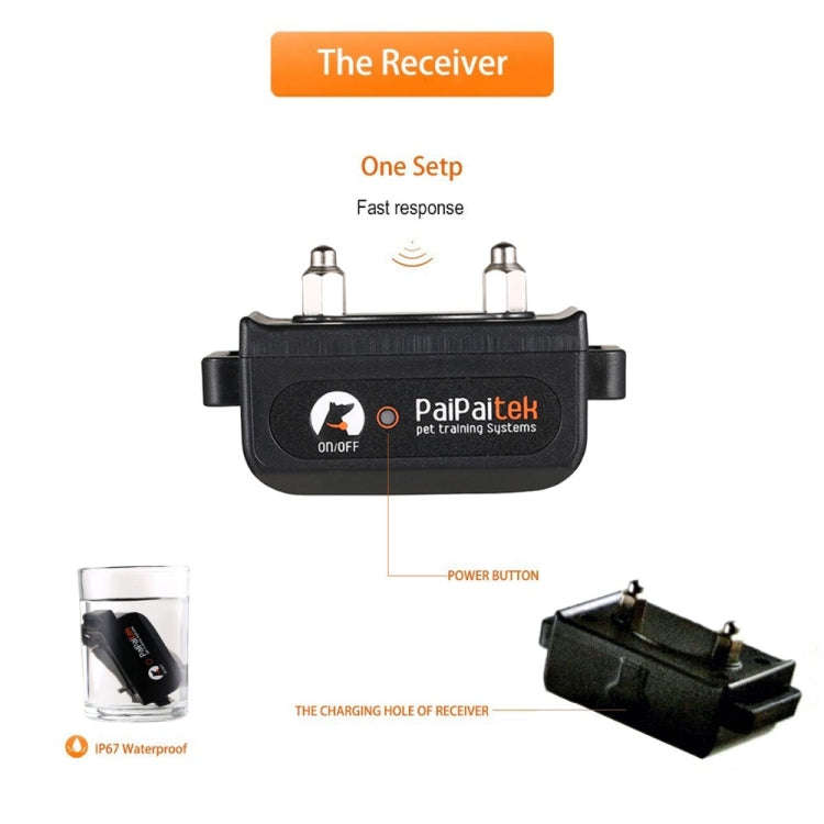 Automatic Anti Barking Collar Pet Training Control System + Electric Shock PU Leather Collar for ...