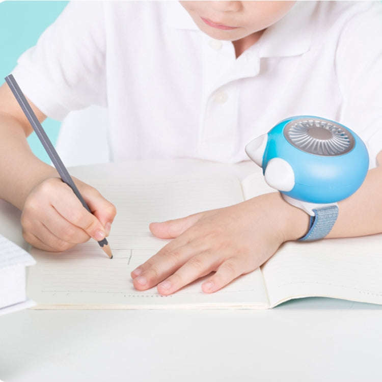 LORDNINO SBF003 3W USB Charging Portable Electric Fan with Magnetic Wristband, 3 Speed Control (P...