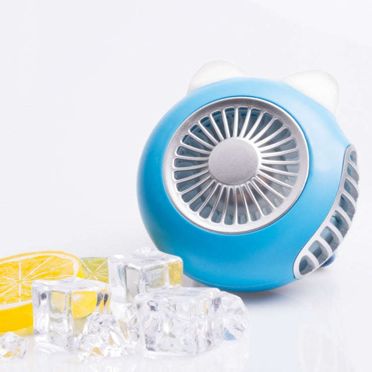 LORDNINO SBF003 3W USB Charging Portable Electric Fan with Magnetic Wristband, 3 Speed Control (B...