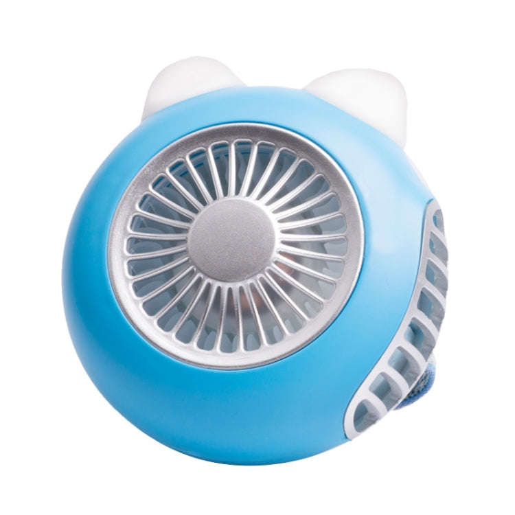 LORDNINO SBF003 3W USB Charging Portable Electric Fan with Magnetic Wristband, 3 Speed Control (B...