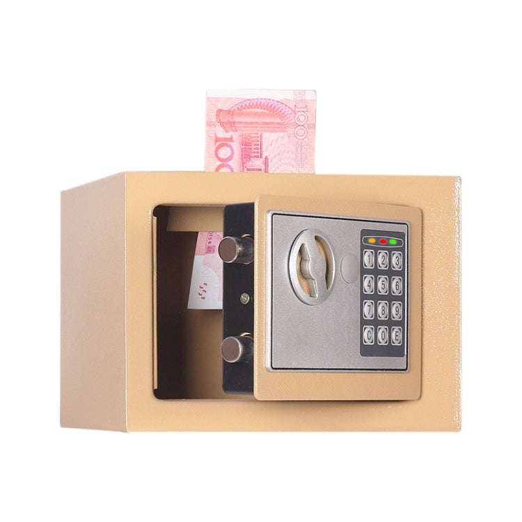 17E Home Mini Electronic Security Lock Box Wall Cabinet Safety Box with Coin-operated Function(Ch...