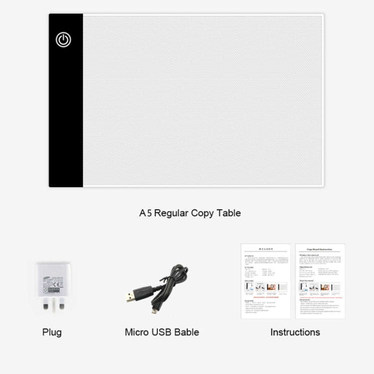 A5 Size Ultra-thin USB Three Level of Brightness Dimmable Acrylic Copy Boards Anime Sketch Drawin...