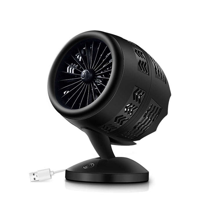 Portable Adjustable Mini USB Charging Air Convection Cycle Desktop Electric Fan Air Cooler, Suppo...