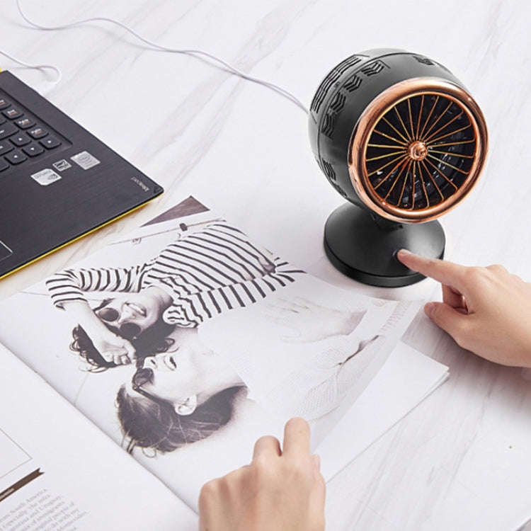 Portable Adjustable Mini USB Charging Air Convection Cycle Desktop Electric Fan Air Cooler, Suppo...