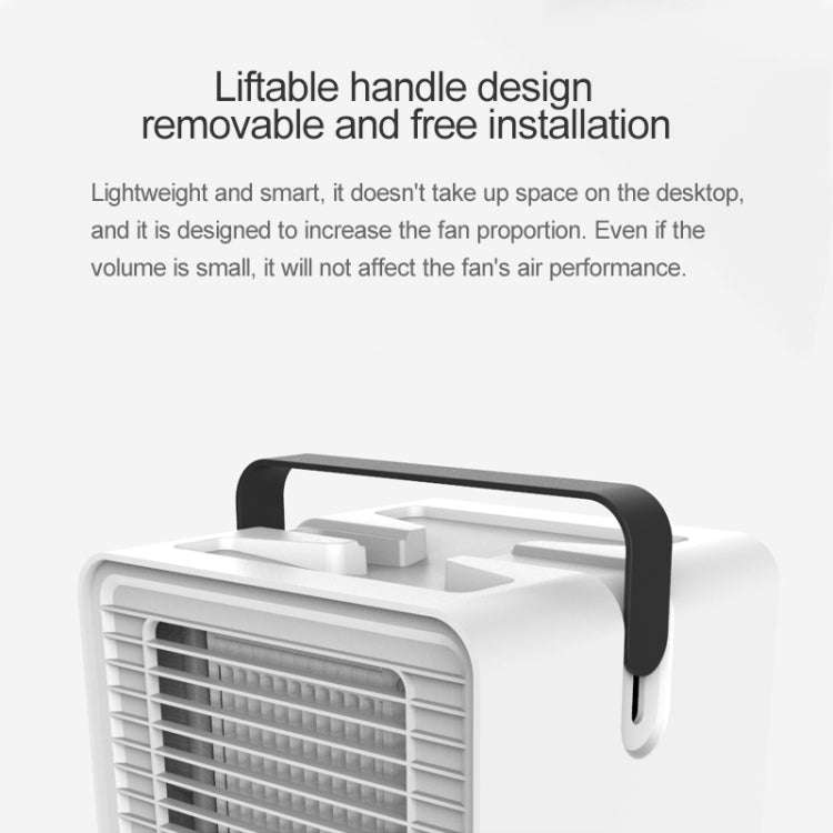 Spades A New Negative ion Air Conditioning Fan Household Humidification Air Cooler(Black)