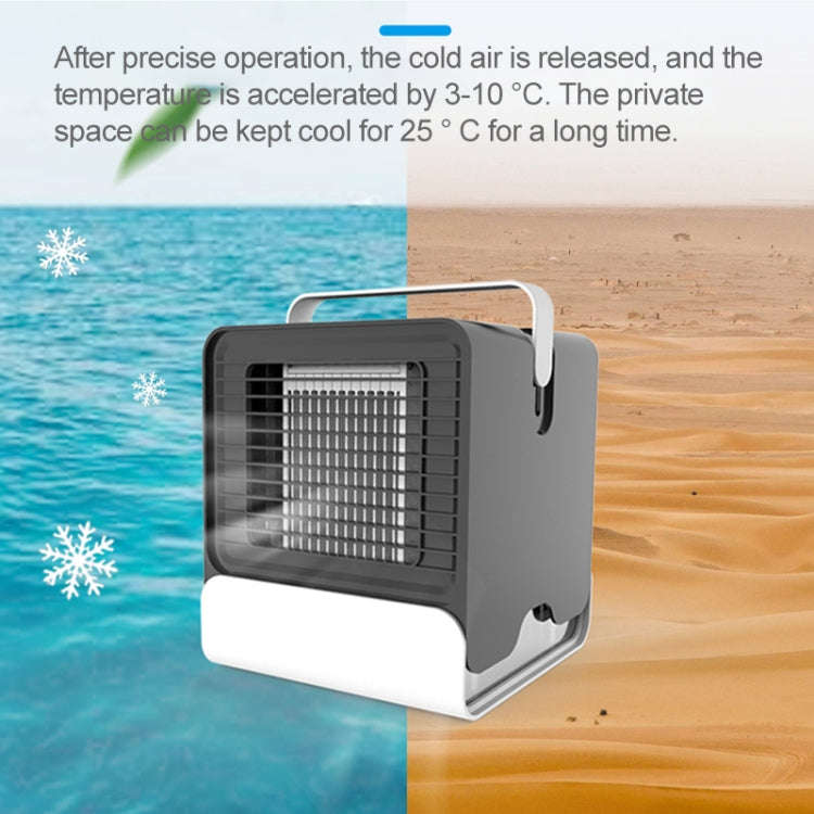 Spades A New Negative ion Air Conditioning Fan Household Humidification Air Cooler(Black)