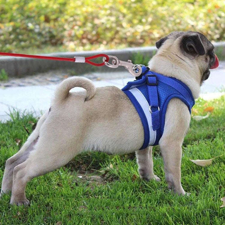 Double-end Steel Wire Rope Pet Dogs 2 in 1 Traction Rope Pet Walking Leads With Handle, Length: 5...