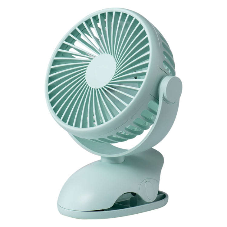 OCUBE D603 4W USB Charging Portable Desktop Fan Clip Fan,  with 4 Speed Control (Green)