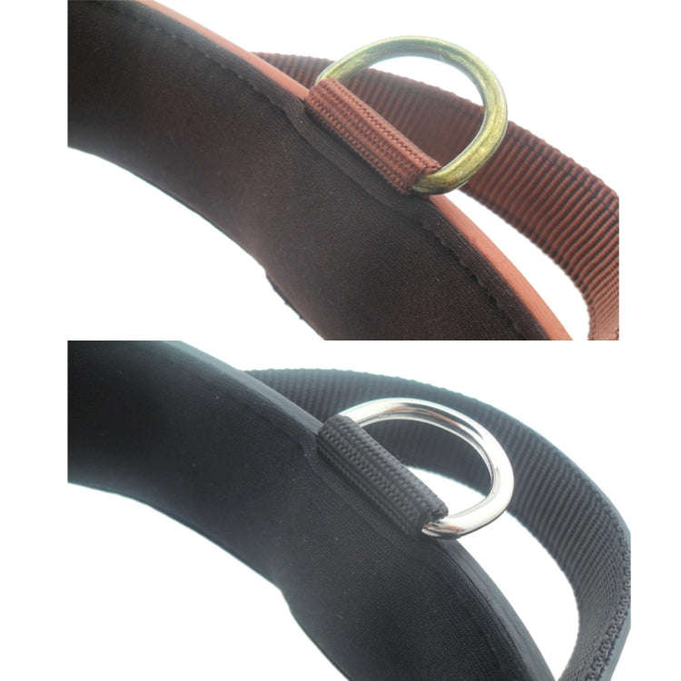 Leather Pet Dog Collar Pet Products for Big Pet, Size: 4.5*58.5cm(Black)