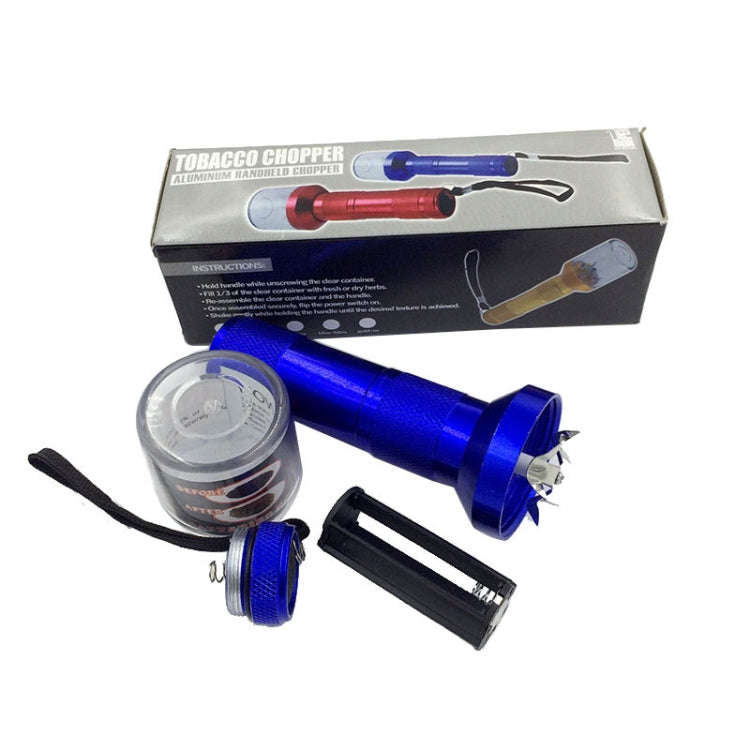 Aluminum Alloy Electric Tobacco Grinder, Random Color Delivery