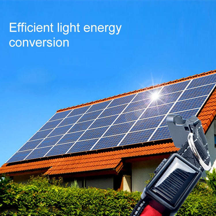 Medium and Large Dog Pet Solar + USB Charging LED Light Collar, Neck Circumference Size: L, 50-60...