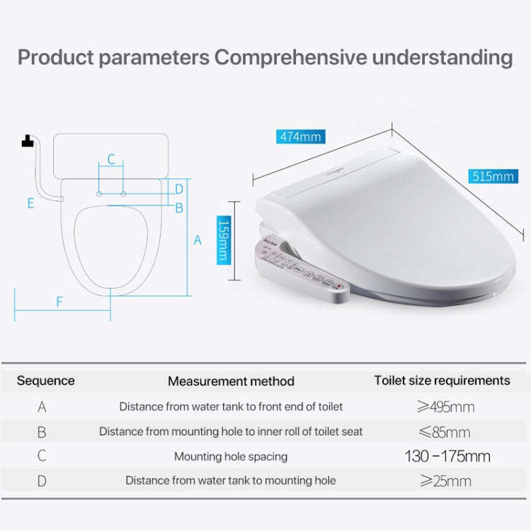 U Shape Multi-function Bathroom Automatic Cleaning Heating Intelligent Flush Toilet Cleaner Cover