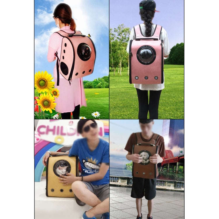Space Capsule Carrier Breathable Pet Backpack Travel Portable Pet Bag for Cat / Dog and Other Pet...