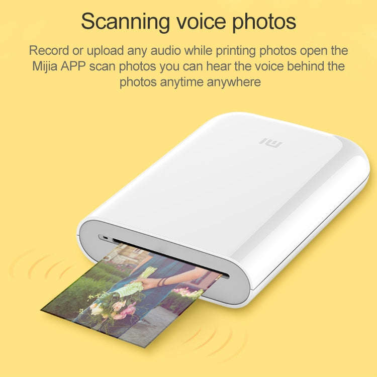 Original Xiaomi Portable Pocket Photo Printer(White)