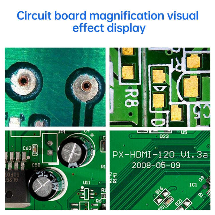 720P 4.3 inch Display Screen HD Industrial Digital Microscope
