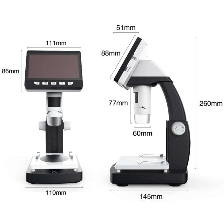 inskam306 1080P 4.3 inch Display Screen HD Digital Microscope