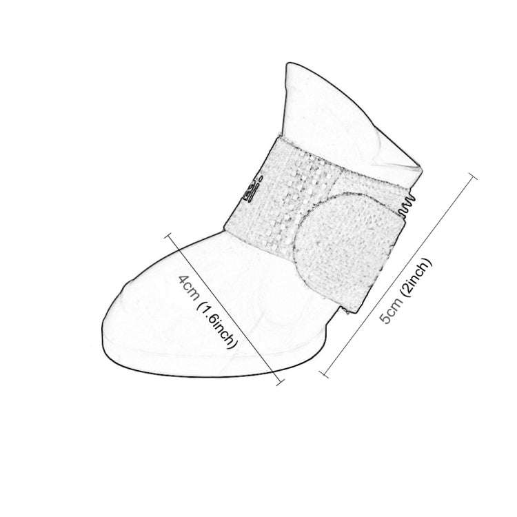Lovely Pet Dog Shoes Puppy Candy Color Rubber Boots Waterproof Rain Shoes, M, Size:  5.0 x 4.0cm(...