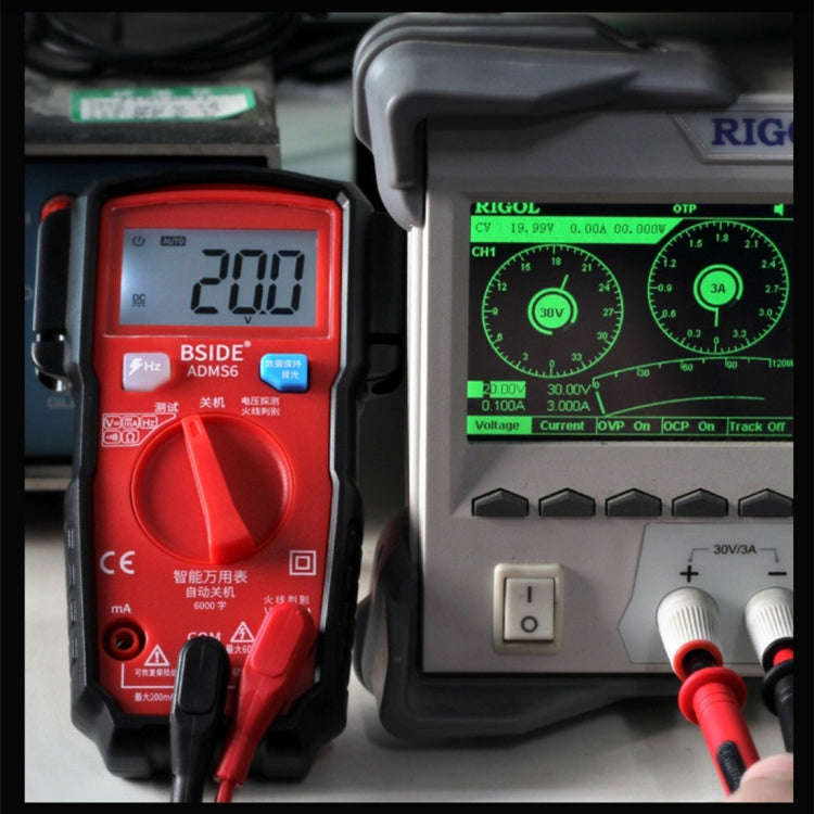 BSIDE ADMS6 High-precision Fully Automatic Small Digital Intelligent Multimeter with HD Digital D...