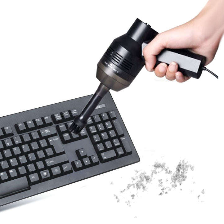 HK-6019A 3.5W Portable USB Powerful Suction Cleaner Computer Keyboard Brush Nozzle Dust Collector...