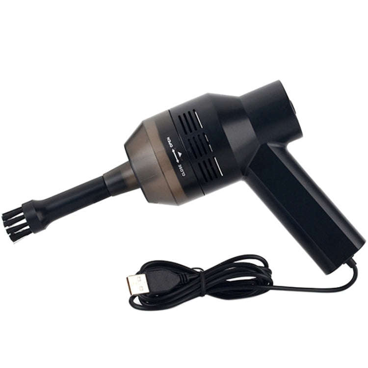 HK-6019A 3.5W Portable USB Powerful Suction Cleaner Computer Keyboard Brush Nozzle Dust Collector...
