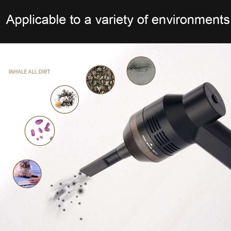 HK-6019A 3.5W Portable USB Powerful Suction Cleaner Computer Keyboard Brush Nozzle Dust Collector...