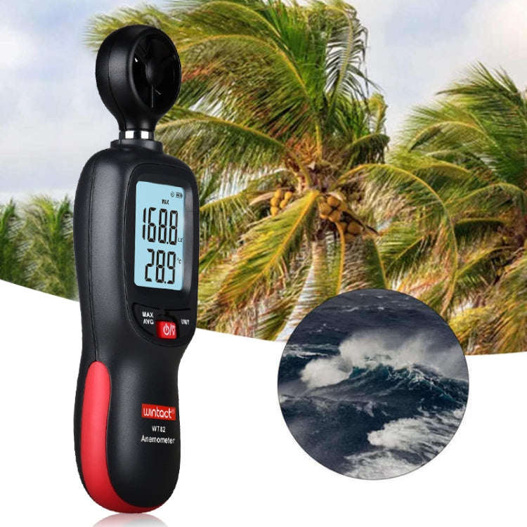 Wintact WT82B Bluetooth Wind Anemometer Data Logger Air Velocity Meter