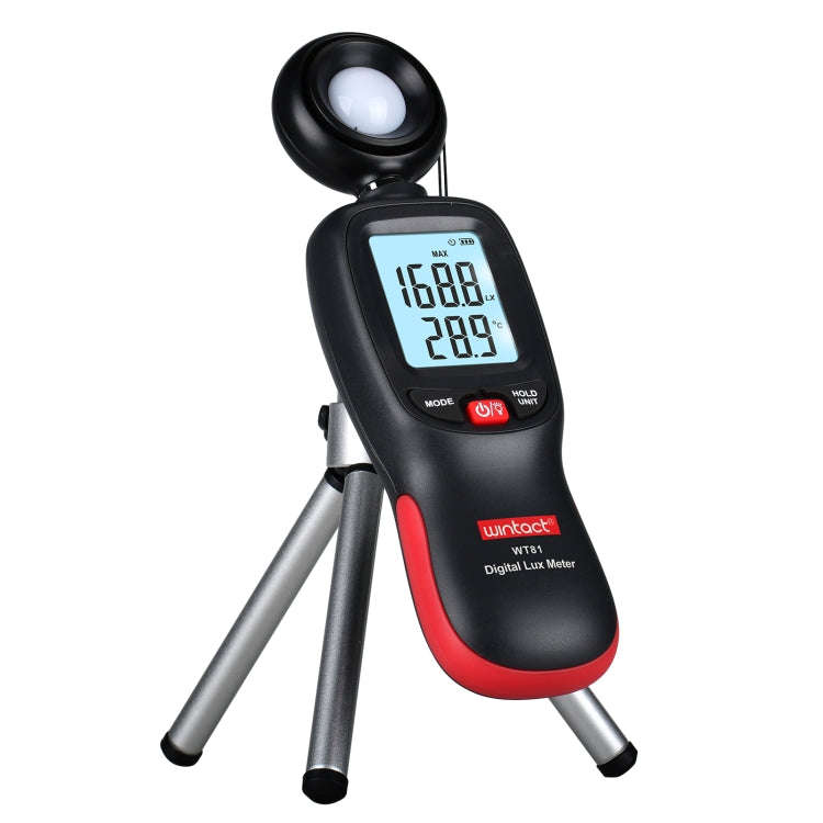 Wintact WT81 Digital Light Lux Meter for Factory / School / House Various Occasion, Range: 0-200,...