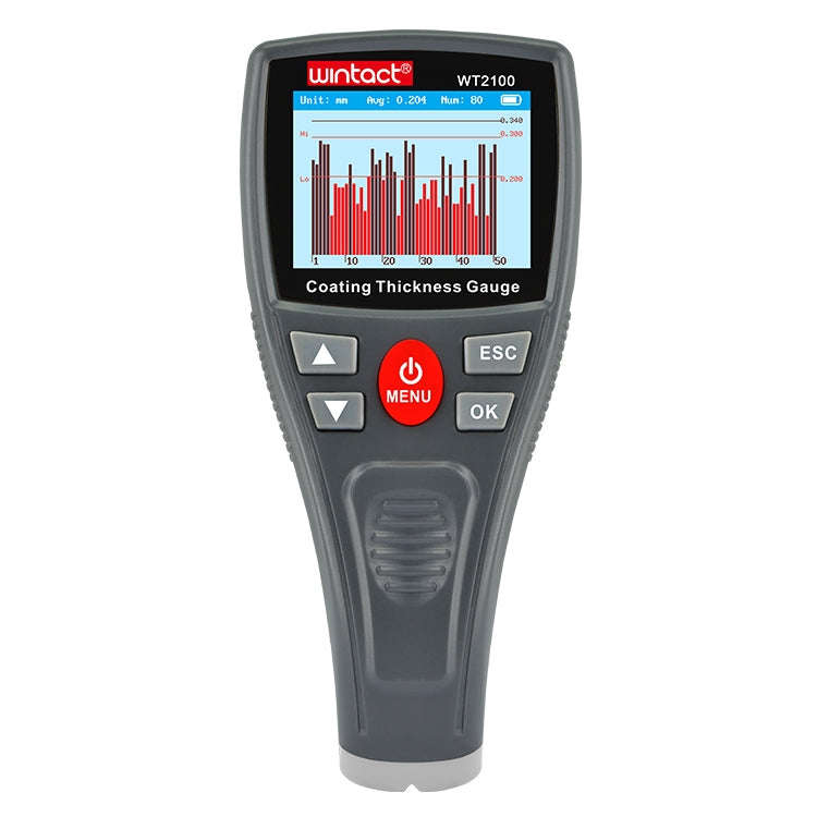 Wintact WT2100 Color Screen Display Coating Thickness Gauge
