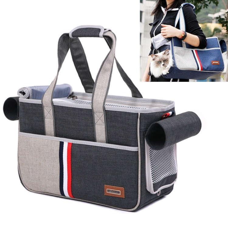 DODOPET Outdoor Portable Oxford Cloth Cat Dog Pet Carrier Bag Handbag Shoulder Bag, Size: 43 x 19...