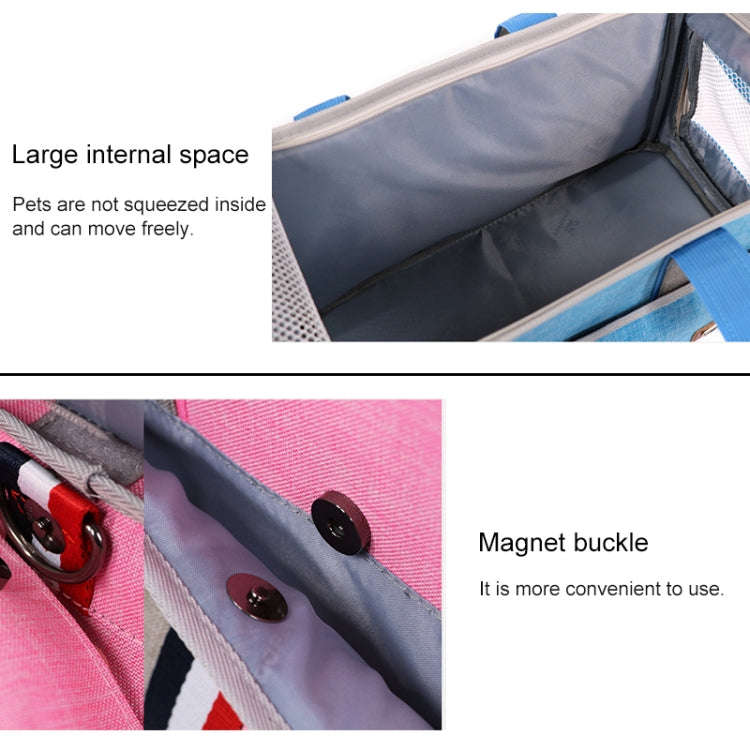 DODOPET Outdoor Portable Oxford Cloth Cat Dog Pet Carrier Bag Handbag Shoulder Bag, Size: 43 x 19...