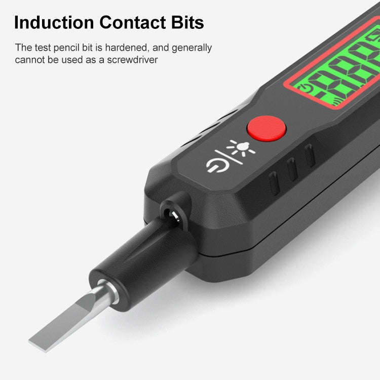 HABOTEST HT89 Contact Type High-sensitivity LCD Digital Display Sound and Light Alarm Test Pen