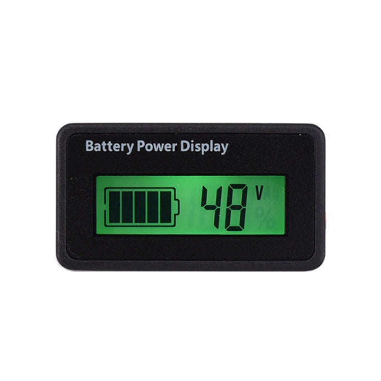 H5 12V-48V Lead-acid Battery Voltage Tester Percentage Voltmeter Gauge Lithium Battery Status Mon...