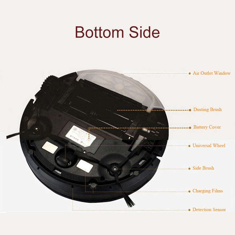 TOCOOL TC-450 Smart Vacuum Cleaner Touch Display Household Sweeping Cleaning Robot with Remote Co...