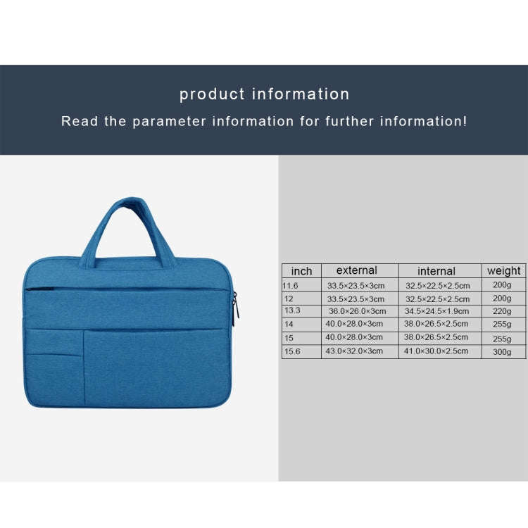 Universal Multiple Pockets Wearable Oxford Cloth Soft Portable Leisurely Handle Laptop Tablet Bag...