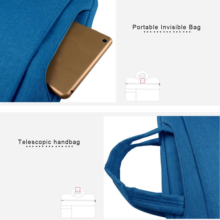 Universal Multiple Pockets Wearable Oxford Cloth Soft Portable Leisurely Handle Laptop Tablet Bag...
