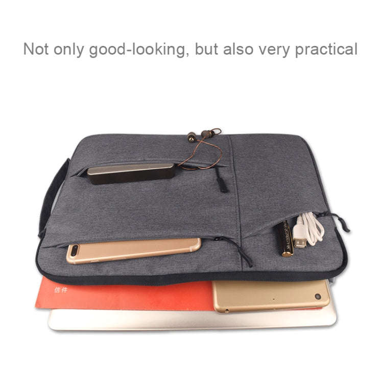 Universal Multiple Pockets Wearable Oxford Cloth Soft Portable Simple Business Laptop Tablet Bag,...