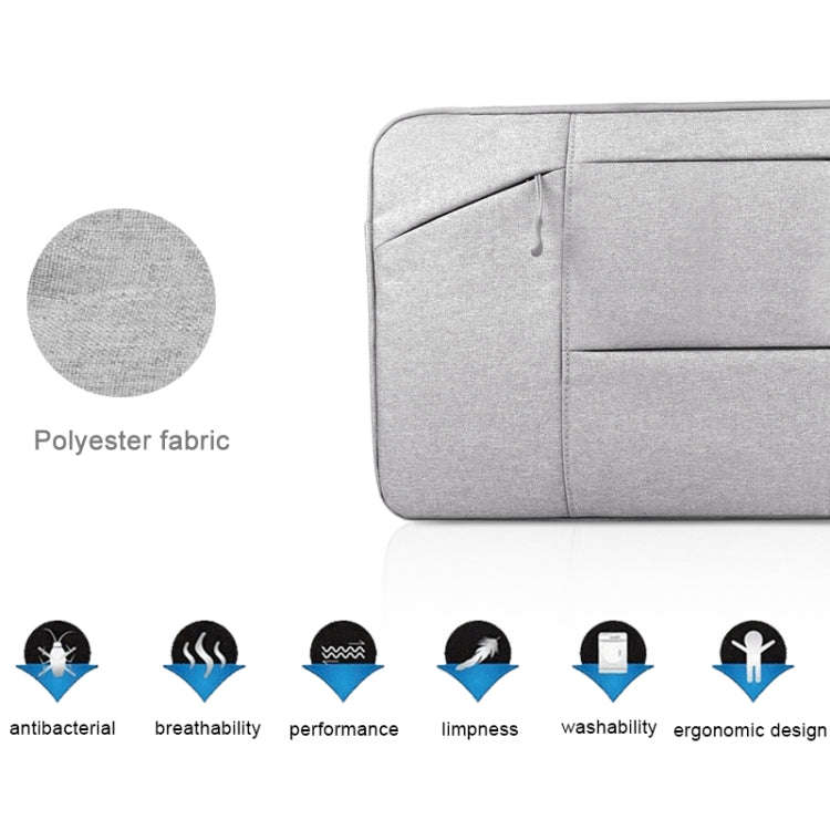 Universal Multiple Pockets Wearable Oxford Cloth Soft Portable Simple Business Laptop Tablet Bag,...