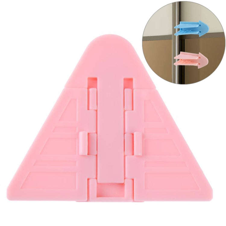 Window Safety Lock Sliding Door Window Lock Door and Window Stopper for Children (Pink)